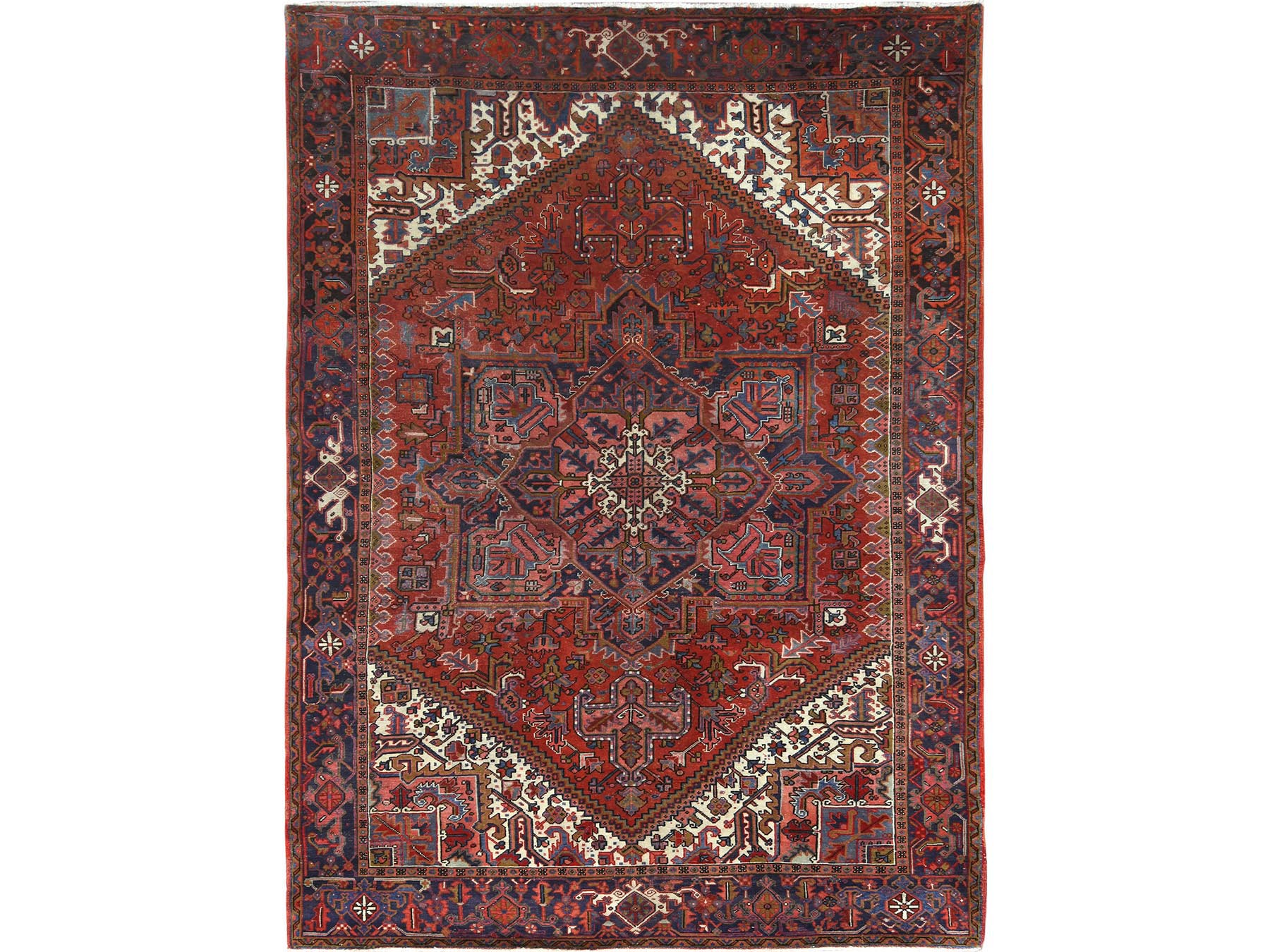 Overdyed & Vintage Rugs LUV741285